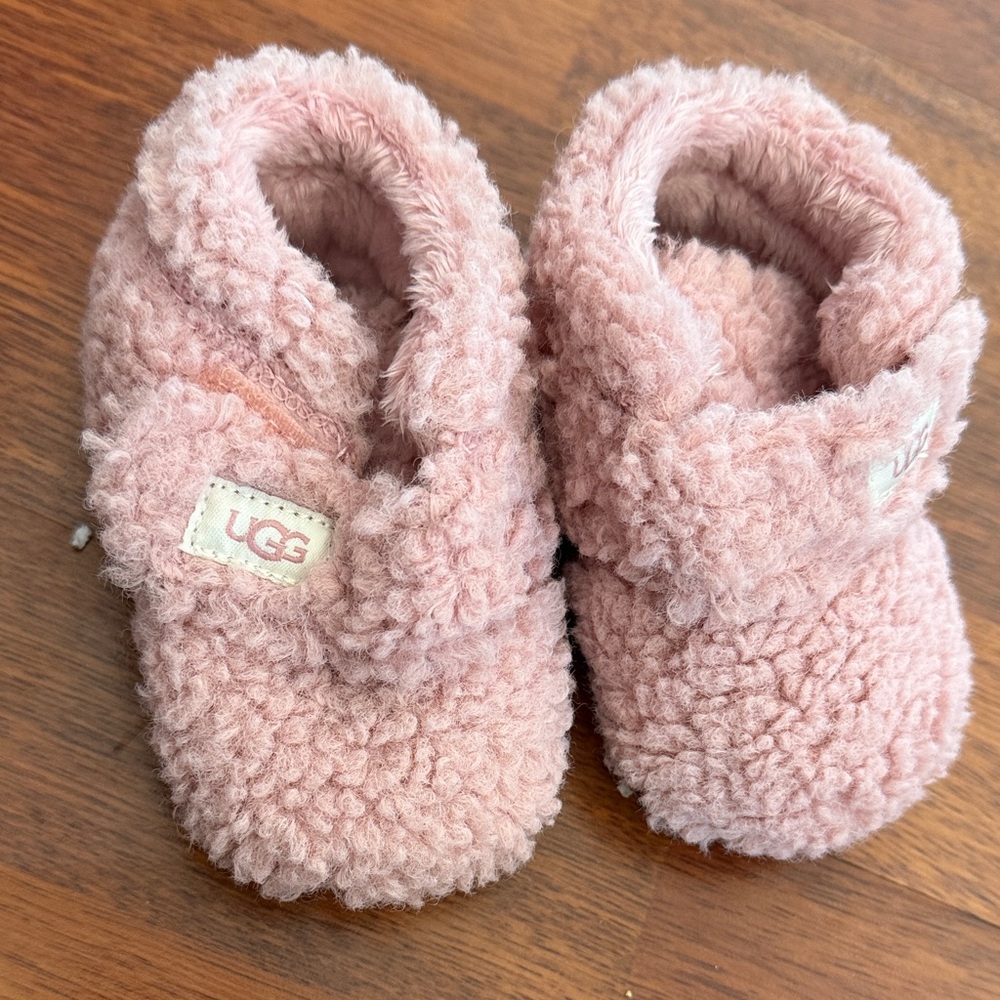 UGG Blush Fuzzy Infant Booties